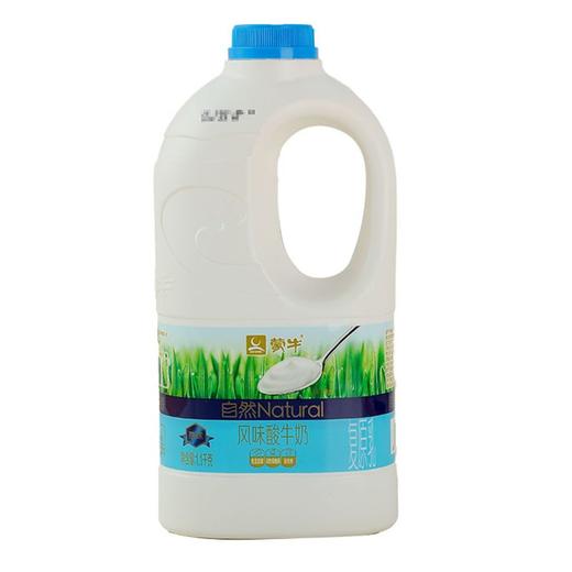 蒙牛1.1kg浓醇风味原味酸牛奶 商品图0