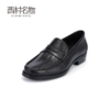 西村名物2024夏季新款真皮英伦风伴郎新郎亮面软底休闲男士皮鞋X14AW10771 商品缩略图0