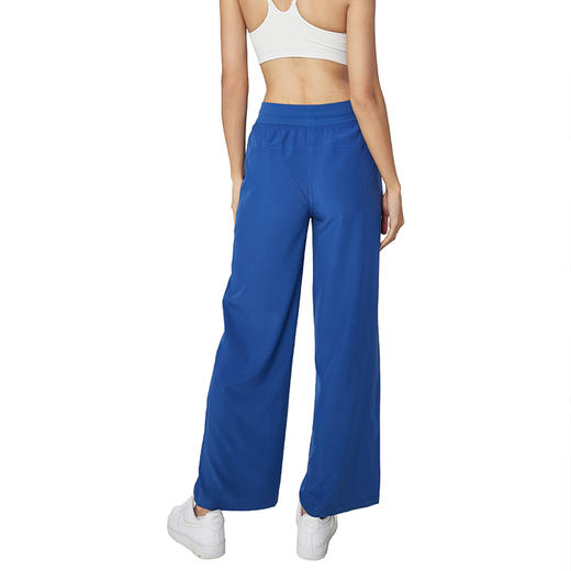 【3~5天发货】跃牌【美度空间】系列 夏季凉感防晒抽绳瑜伽裤女宽松高腰直筒运动长裤透气口袋休闲裤41014 商品图4