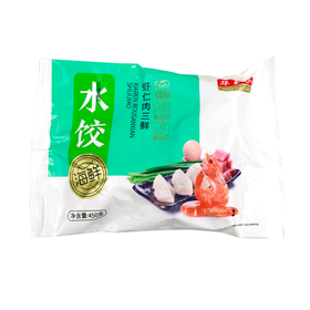 TD华玉家450g虾仁肉三鲜水饺
