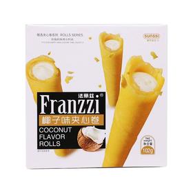 法丽兹102g椰子味夹心蛋卷