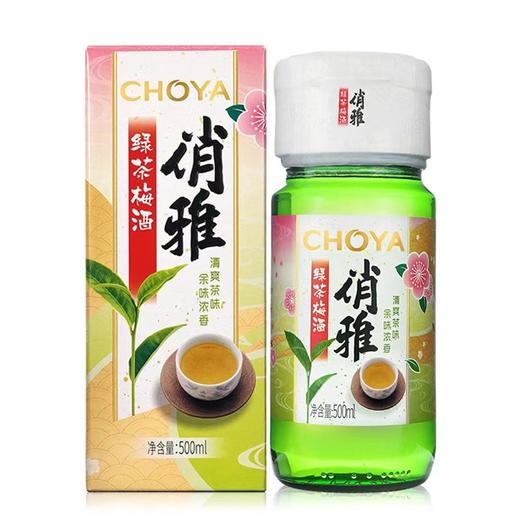 T俏雅500ml绿茶梅酒 商品图0
