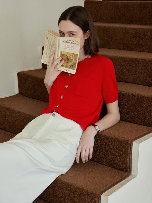 防晒防透白色牛仔裙FCE2JEN011 商品图6