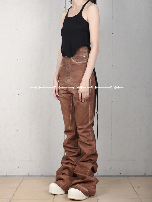 Rick Owens Drkshdw | LIDO卡其棕Bolan长裤 商品图3