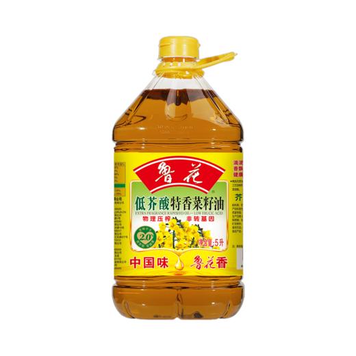 鲁花5L压榨特香菜籽油 商品图0