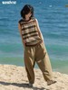早乙女惠子saotome/STMMY240312/镂空条纹毛衣背心 商品缩略图2
