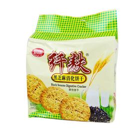 TD思朗380g纤麸黑麻消化饼干