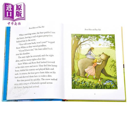 预售 【中商原版】英文原版尤斯伯恩Usborne经典童话故事4册 精装全彩插图 格林童话Grimms FairyTales 安徒生童话  伊索寓 商品图2