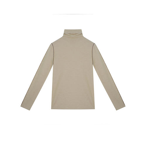 【破价】N°28 简约时尚百搭高领正肩长袖极细100%绵羊毛衫打底衫9331M043 商品图4