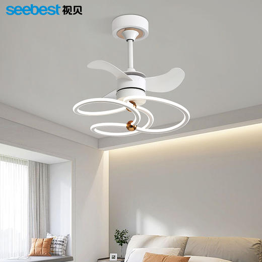 风华圆-风扇灯(视贝智家款) 商品图1