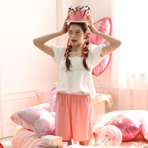 韩国🇰🇷Jenny Ribbon天丝新概念二合一短裤 | 柔软舒适、透气裆部、可做睡裤、自带凉感、5色可选 商品图7