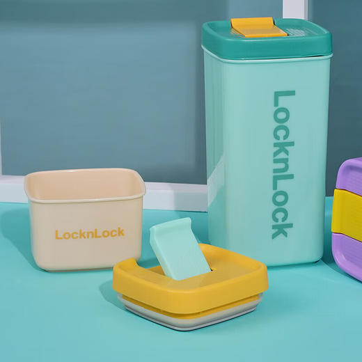 乐扣乐扣 玩趣密封罐三件套 HTE824S3FU  220mL+310mL+650mL 商品图3