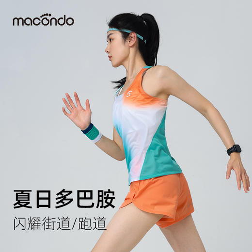 【腋下拼接 减少摩擦】马孔多6代丨跑步印花背心 商品图1