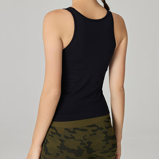 哈瓦塔无缝双6遮副乳宽肩带背心 (带胸垫) 商品图7