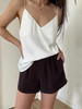 Semplicita | K03 三醋酸松紧腰短裤 [ 酱紫 ] 商品缩略图0