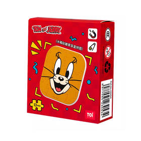 TOI图益-冰箱贴徽章拼图-TOM AND JERRY盲盒拼图-单盒TUYC23053