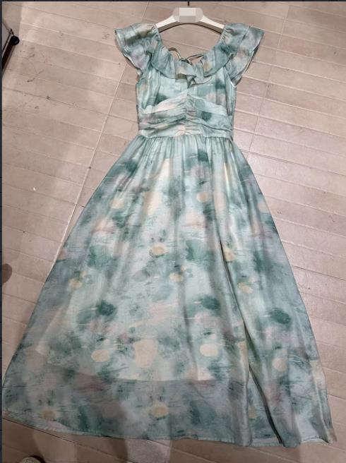 【门店同款】ENJOY夏季薄荷曼波晕染裙 157944181 商品图0