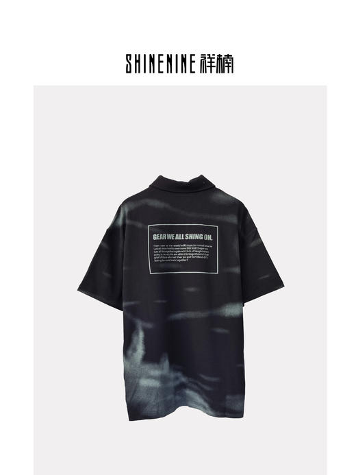 W424312138重磅晕染短袖POLO衫 商品图1