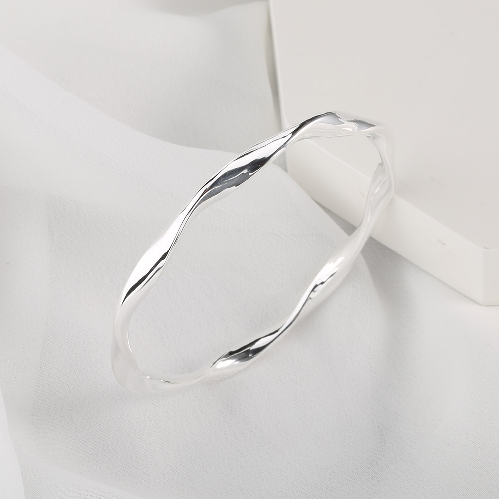 【宏艺珠宝】莫比乌斯环·足银手镯