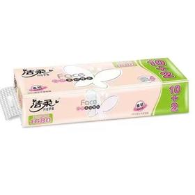 洁柔1.68kg粉face12卷无芯卫生纸