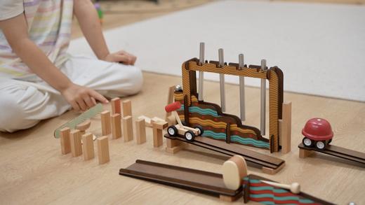 Djeco儿童骨牌积木机关多米诺创意玩具桌面游戏（六一） 商品图2