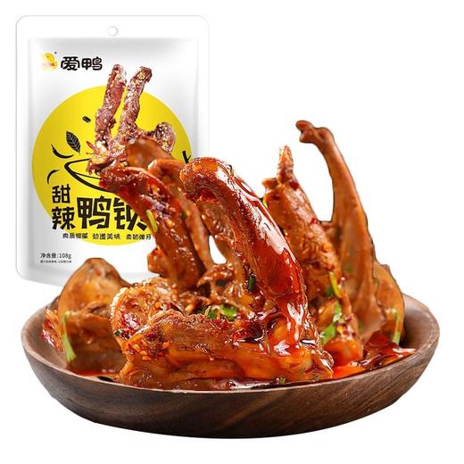 爱鸭108g甜辣鸭锁骨 商品图0