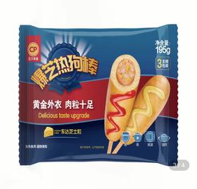正大195g爆芝热狗棒