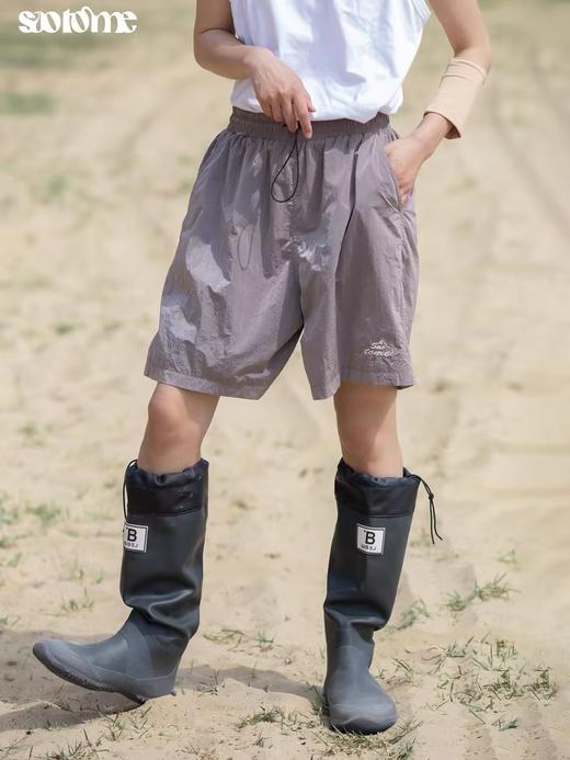 早乙女惠子saotome/STMDK240232/金属尼龙运动短裤 商品图0