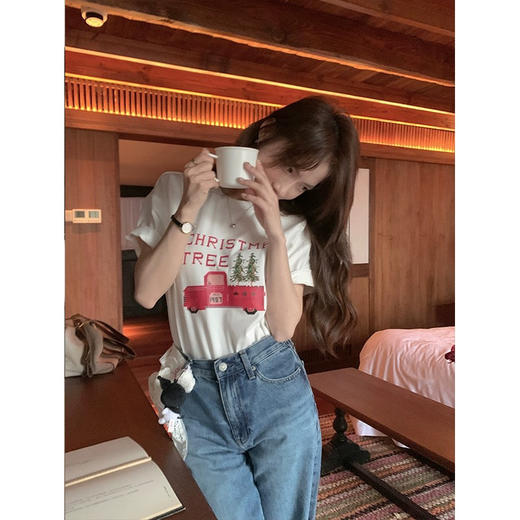 自制纯棉女T拍3满减 商品图5