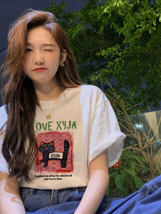 自制纯棉女T拍3满减 商品图6