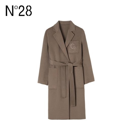 N°28【双c】气质女装毛呢外套秋冬长款大衣8251D299 商品图4