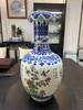 青花加彩花鸟倦口瓶 商品缩略图0