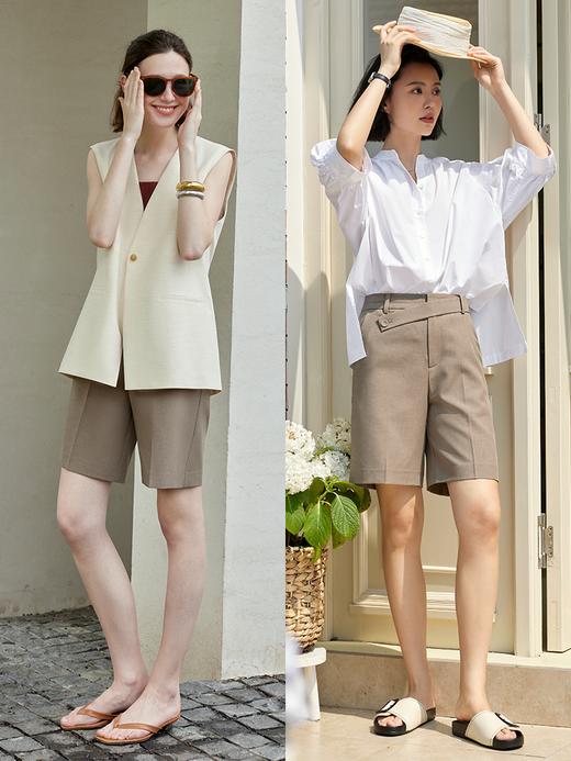 不规则腰头短裤FCE2SOT008 商品图10