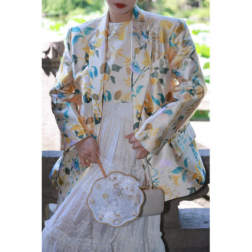 清仓捡漏 LINCHAOZHANG 【天竺葵印花套装】挂脖 LW230074 LB230076 LQ230092 商品图4