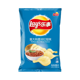 乐事70g意大利香浓红烩味薯片