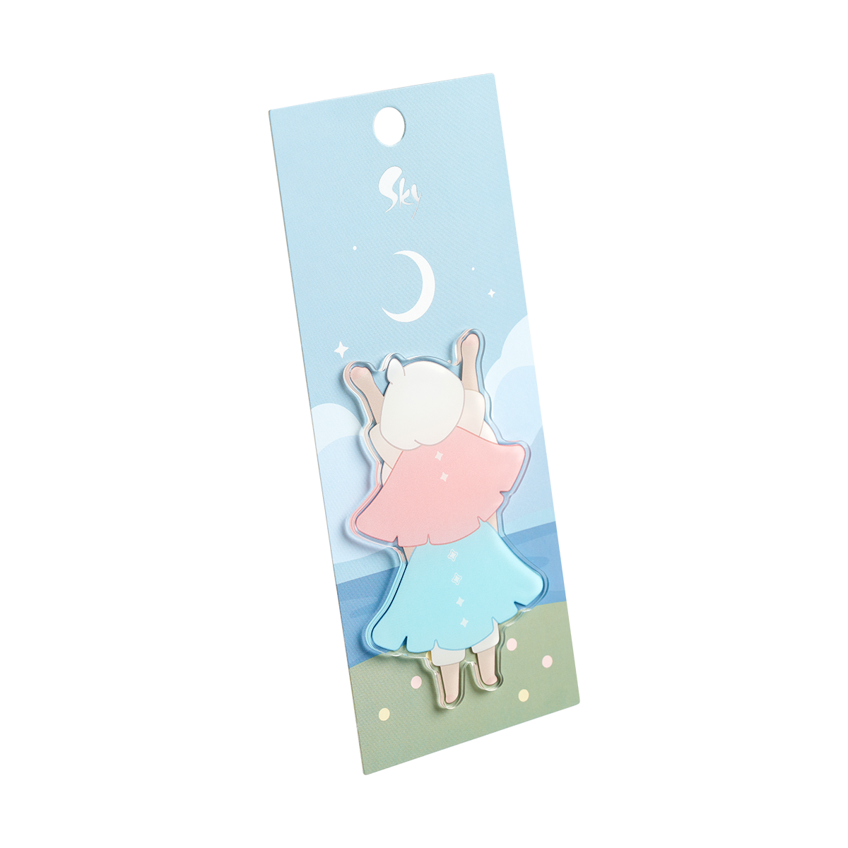 友情亚克力贴纸 - 背背 - 背面