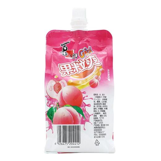 喜之郎350ml蜜桃果粒爽饮料 商品图1