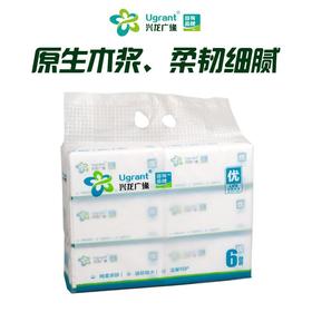 T兴龙广缘6连包抽取式面巾纸（优）