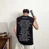 徐太浪美式炸街字母汗背心男夏季薄款透气运动休闲无袖坎肩t恤衫 商品缩略图3