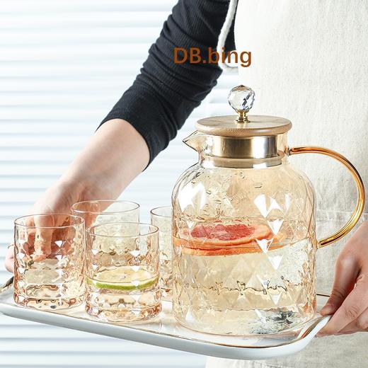 DB.bing菠萝壶水杯套装 夏日必备 凉水壶、做甜水、煮茶、泡柠檬都很方便 商品图0
