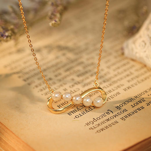 Manreya玛芮雅“蝶恋”淡水珍珠项链 商品图9