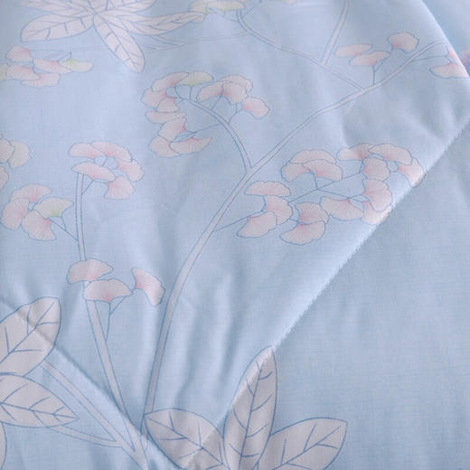 多喜爱  磨绒夏被  可水洗空调被（叶叶细雨）Ⅱ 商品图1