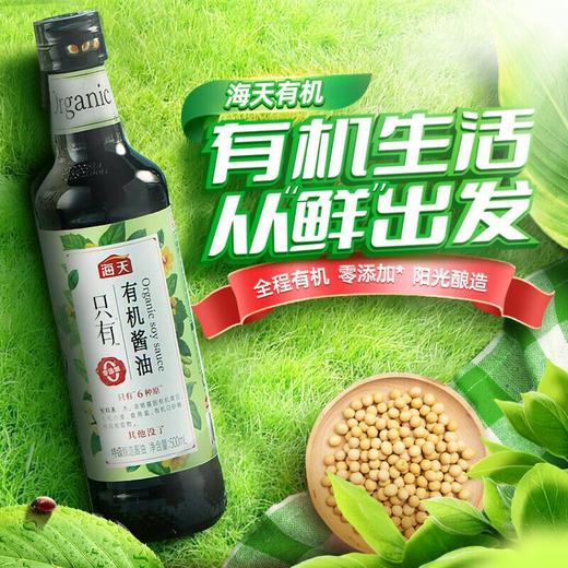海天500ml有机生抽 商品图2