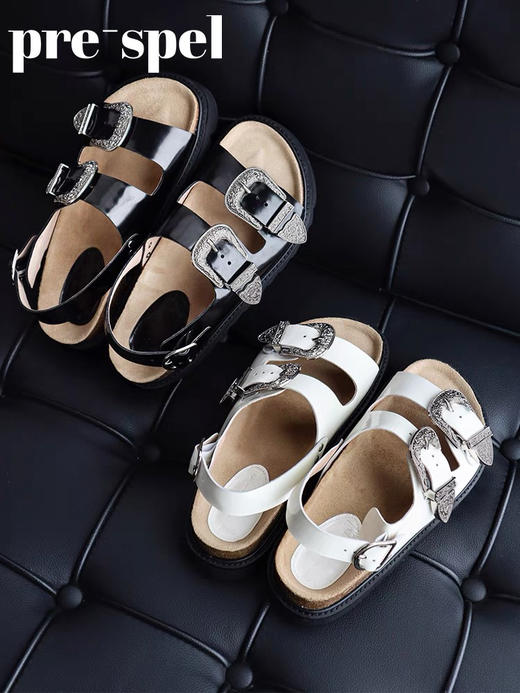 西部饰扣勃肯凉鞋 商品图1