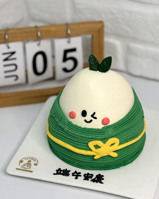 【性价比系列】---端午节立体加高胚粽子蛋糕【可爱棕】 商品图0