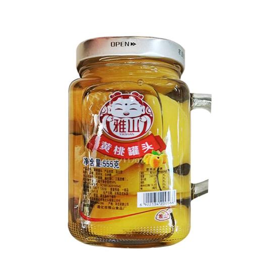 雅山555g老板杯黄桃罐头 商品图0