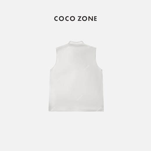 COCO ZONE 2024新中式国风盘扣马夹刺绣立领马甲上衣HC2A0065 商品图1