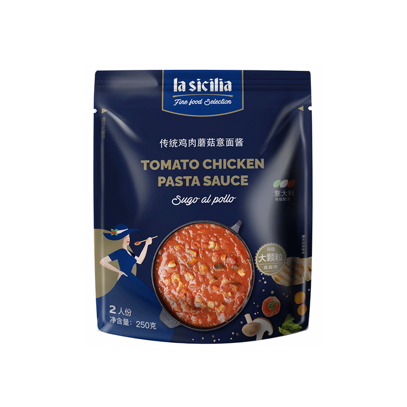 辣西西里250g传统鸡肉香菇意面酱