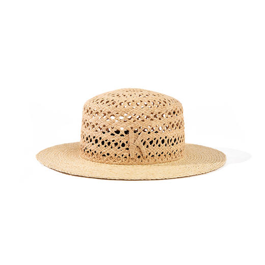 18242104011 帽仕汇 KEYONE草帽女夏天手编拉菲草太阳帽镂空时尚休闲出游帽子 商品图2
