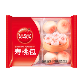 思念360g寿桃包